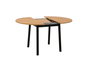 Hanah Home Mesa de Comedor Extensible Oliver - Roble y Negro